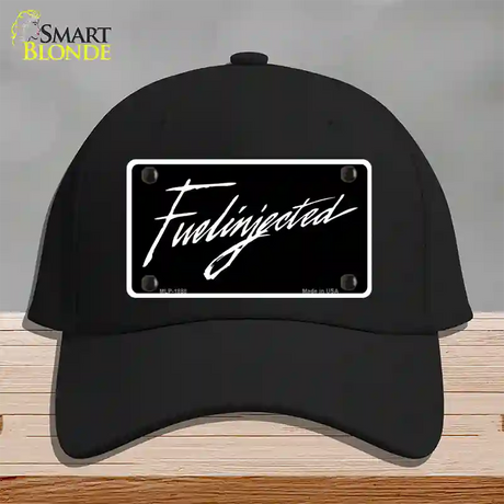 Fuelinjected Novelty License Plate Hat Cotton / Black