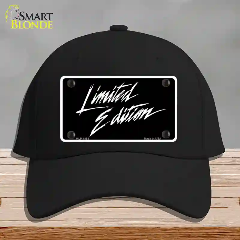 Limited Edition Novelty License Plate Hat Cotton / Black