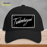 Turbocharged Novelty License Plate Hat Cotton / Black