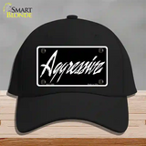 Aggressive Novelty License Plate Hat Cotton / Black