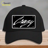 Crazy Novelty License Plate Hat Cotton / Black