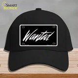 Wanted Novelty License Plate Hat Cotton / Black