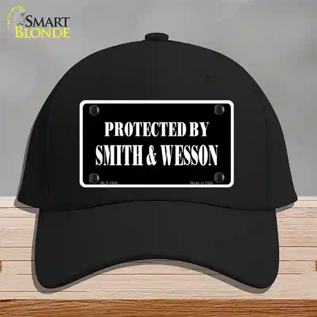 Smith And Wesson Novelty License Plate Hat Cotton / Black