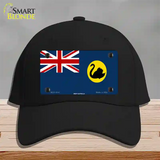 West Australia Flag Novelty License Plate Hat Cotton / Black