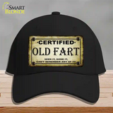 Certified Old Fart Novelty License Plate Hat Cotton / Black