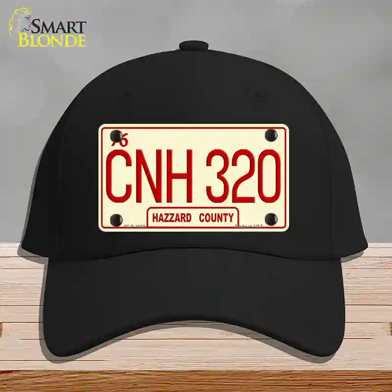 CNH 320 Novelty License Plate Hat Cotton / Black