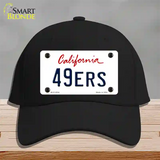 49ERS California State Novelty License Plate Hat Cotton / Black