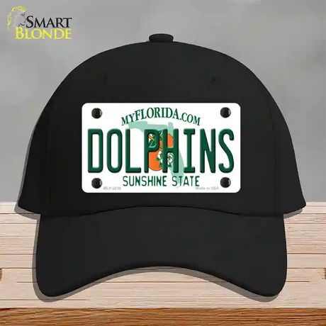 Dolphins Florida State Novelty License Plate Hat Cotton / Black