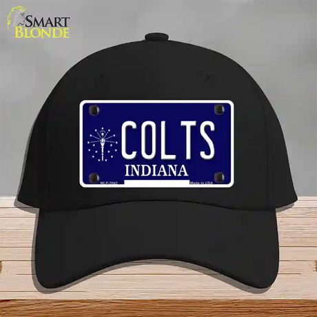 Colts Indiana State Novelty License Plate Hat Cotton / Black