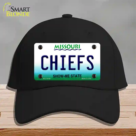 Chiefs Missouri State Novelty License Plate Hat Cotton / Black