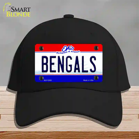 Bengals Ohio State Novelty License Plate Hat Cotton / Black