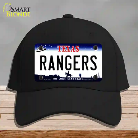 Rangers Texas State Novelty License Plate Hat Cotton / Black