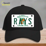 Rays Florida State Novelty License Plate Hat Cotton / Black