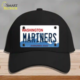 Mariners Washington State Novelty License Plate Hat Cotton / Black