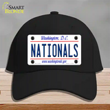 Nationals Washington DC State Novelty License Plate Hat Cotton / Black