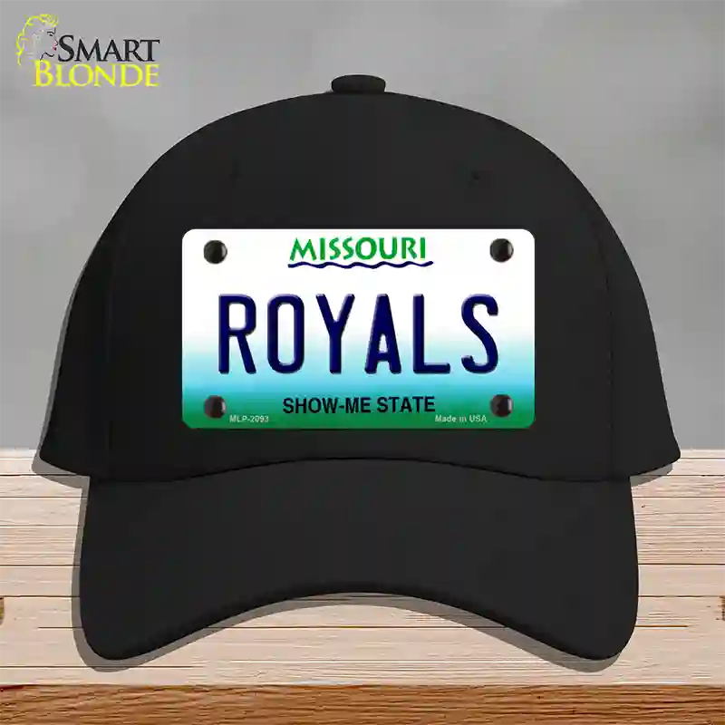 Royals Missouri State Novelty License Plate Hat Cotton / Black