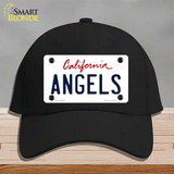 Angels California State Novelty License Plate Hat Cotton / Black