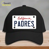 Padres California State Novelty License Plate Hat Cotton / Black