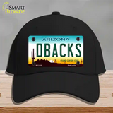 Dbacks Arizona State Novelty License Plate Hat Cotton / Black