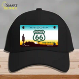 Route 66 Shield Arizona Novelty License Plate Hat Cotton / Black