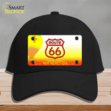 Route 66 Shield New Mexico Novelty License Plate Hat Cotton / Black