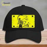 Fly Fishing Novelty License Plate Hat Cotton / Black