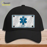 EMT Novelty License Plate Hat Cotton / Black