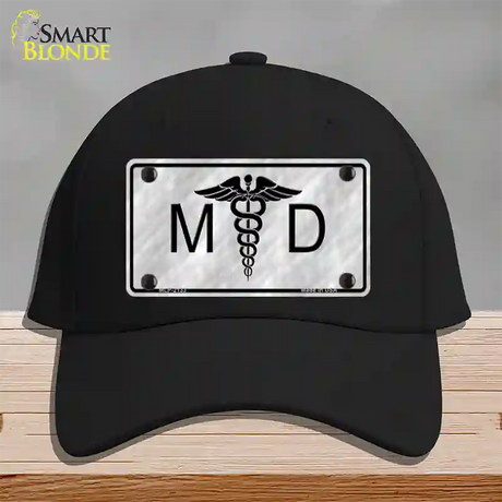 MD Novelty License Plate Hat Cotton / Black