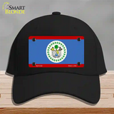 Belize Flag Novelty License Plate Hat Cotton / Black