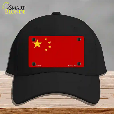 China Flag Novelty License Plate Hat Cotton / Black