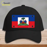 Haiti Flag Novelty License Plate Hat Cotton / Black