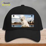 Bichon Frise Dog Novelty License Plate Hat Cotton / Black