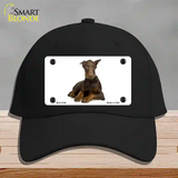 Doberman Pinscher Dog Novelty License Plate Hat Cotton / Black