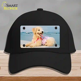 Poodle Dog Novelty License Plate Hat Cotton / Black