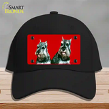 Schnauzer Dog Novelty License Plate Hat Cotton / Black