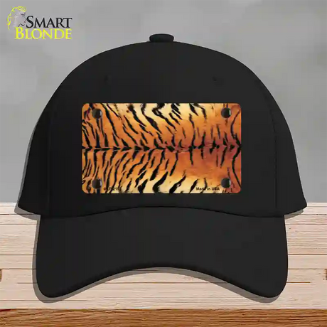 Tiger Pattern Novelty License Plate Hat Cotton / Black