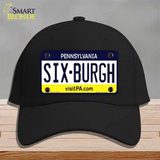 Sixburgh Pennsylvania Steelers Novelty License Plate Hat Cotton / Black