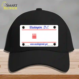 Washington DC State Blank Novelty License Plate Hat Cotton / Black