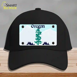 Oregon State Blank Novelty License Plate Hat Cotton / Black