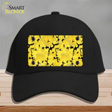 Yellow Camouflage Novelty License Plate Hat Cotton / Black