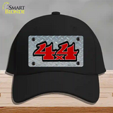 4 X 4 Diamond Novelty License Plate Hat Cotton / Black