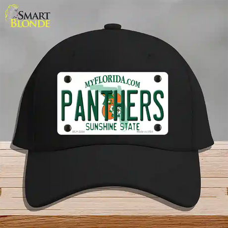 Panthers Florida State Novelty License Plate Hat Cotton / Black