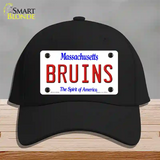 Bruins Massachusetts State Novelty License Plate Hat Cotton / Black