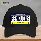 Penguins Pennsylvania State Novelty License Plate Hat Cotton / Black