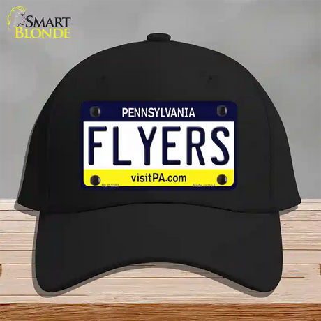 Flyers Pennsylvania State Novelty License Plate Hat Cotton / Black