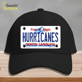 Hurricanes North Carolina State Novelty License Plate Hat Cotton / Black