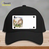 Baseball Offset Novelty License Plate Hat Cotton / Black