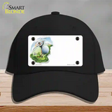 Golf Tee Shot Offset Novelty License Plate Hat Cotton / Black