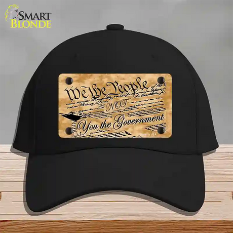 We The People Novelty License Plate Hat Cotton / Black