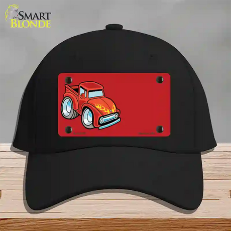 Cartoon Classic Effie Offset Novelty License Plate Hat Cotton / Black